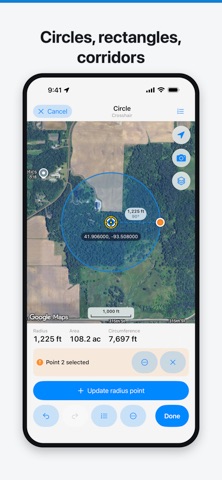 GPS Area Measure: FieldOne Screenshot 5 of 7
