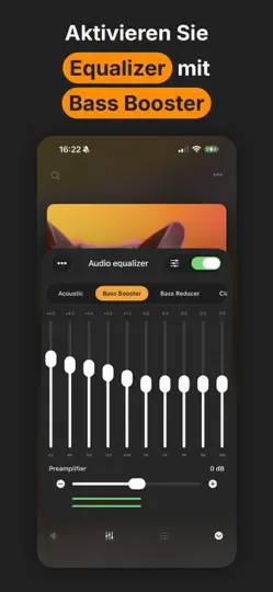 Screenshot von Flacbox: Hi-Res Musikplayer auf dem iPhone 2