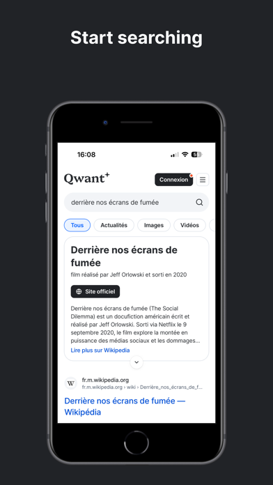 Qwant for Safari Screenshot