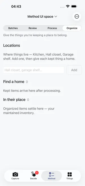 Clutterless App screenshot 3