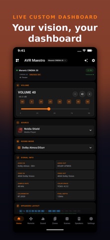 AVR Maestro For Denon Marantz app screenshot