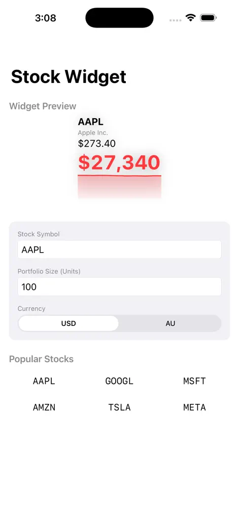 One Stock Widget - App de Finanzas | MWM