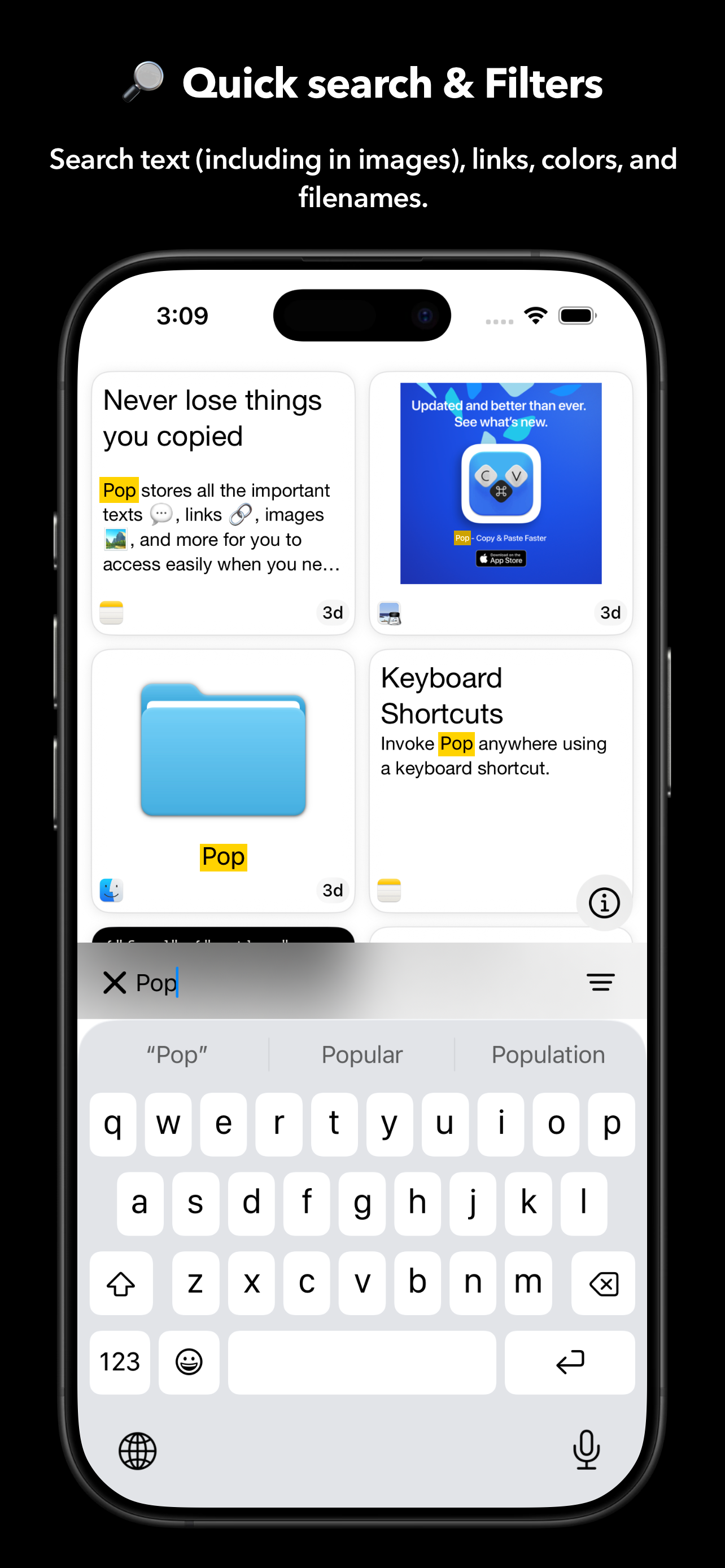 Pop - Paste, Organize, Perform