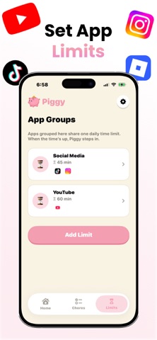 Piggy - Earn Screen Time iPhone screenshot