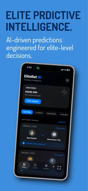 EliteBet AI -sports prediction screenshot 1