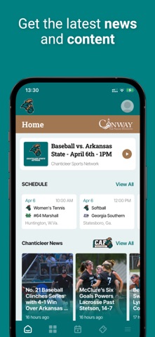 Coastal Carolina Chanticleers iPhone screenshot