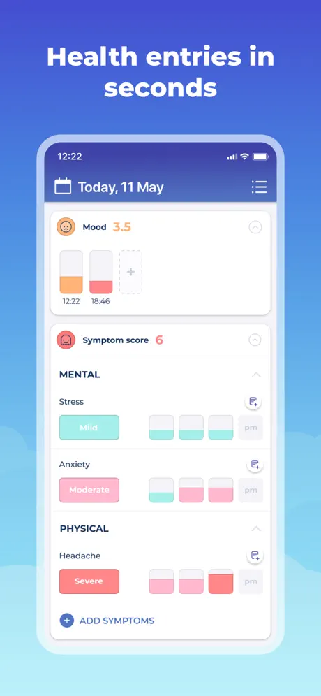 Bearable - Symptom Tracker screenshot 4