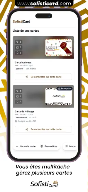 SofistiCard screenshot 1