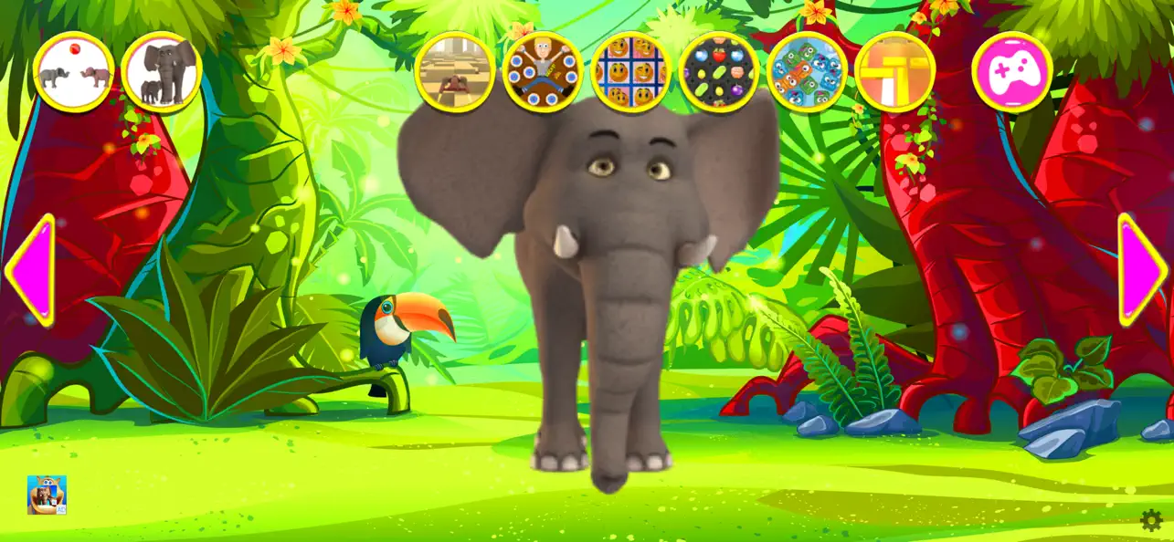 Screenshot #1 pour Talking Elephant King Red