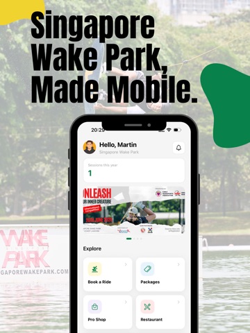 Singapore Wake Park iPad screenshot