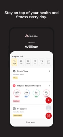 Santa Cruz Athletic Club screenshot