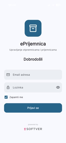 ePrijemnica screenshot