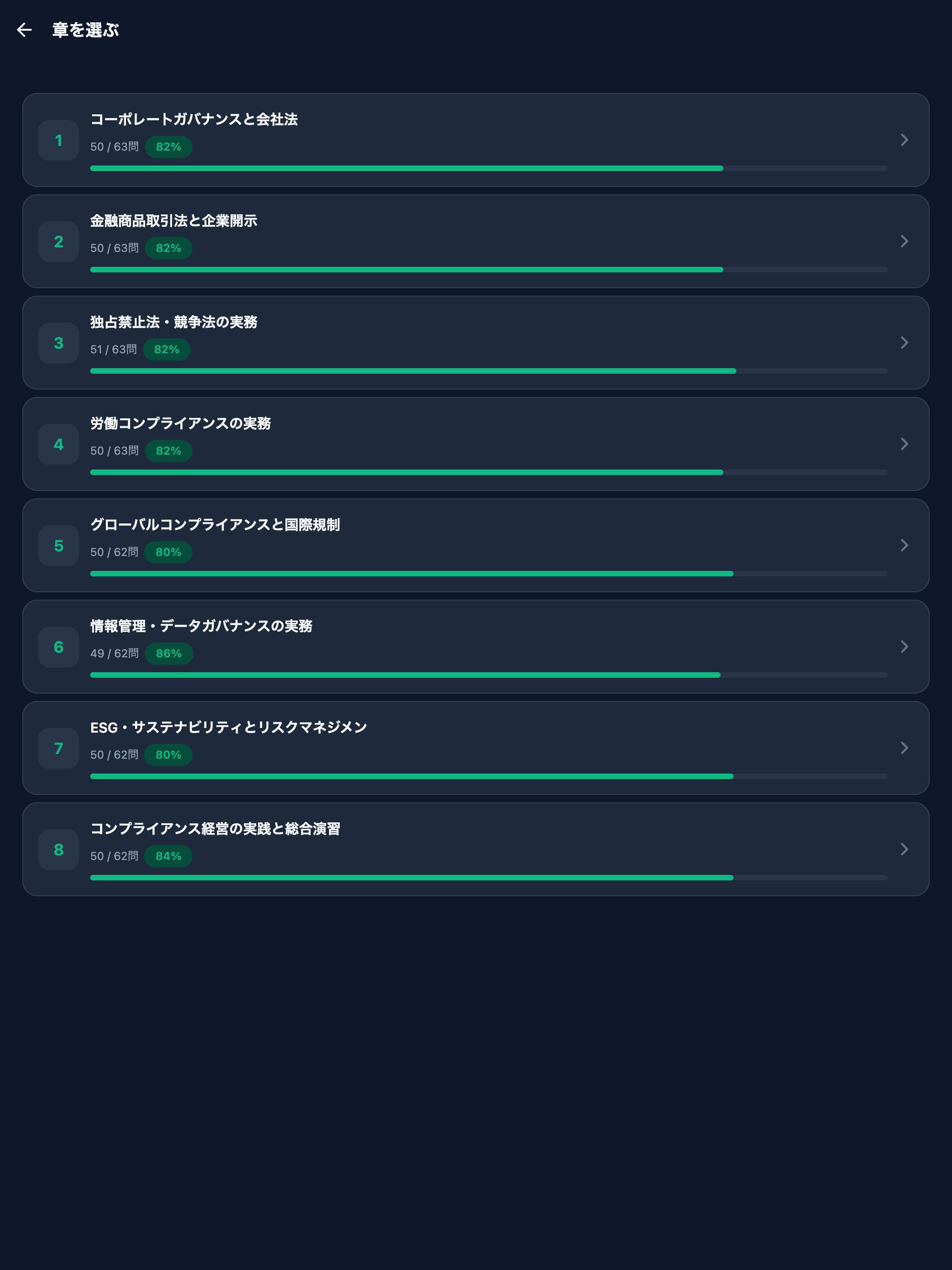 ビジネスコンプライアンス上級対策 screenshot 7
