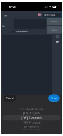 StegoVault iPhone screenshot