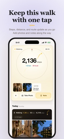 Wayo: Pedometer & Walk Journal Screenshot 2 of 6