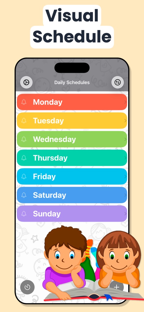 Visual Schedule Daily Routine - Productivity App | MWM