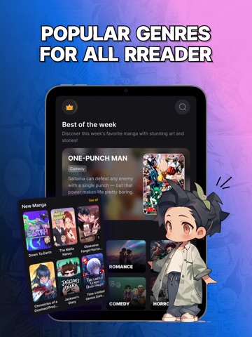 Manga Man: Top Manga Reader Up ipad screenshot 4