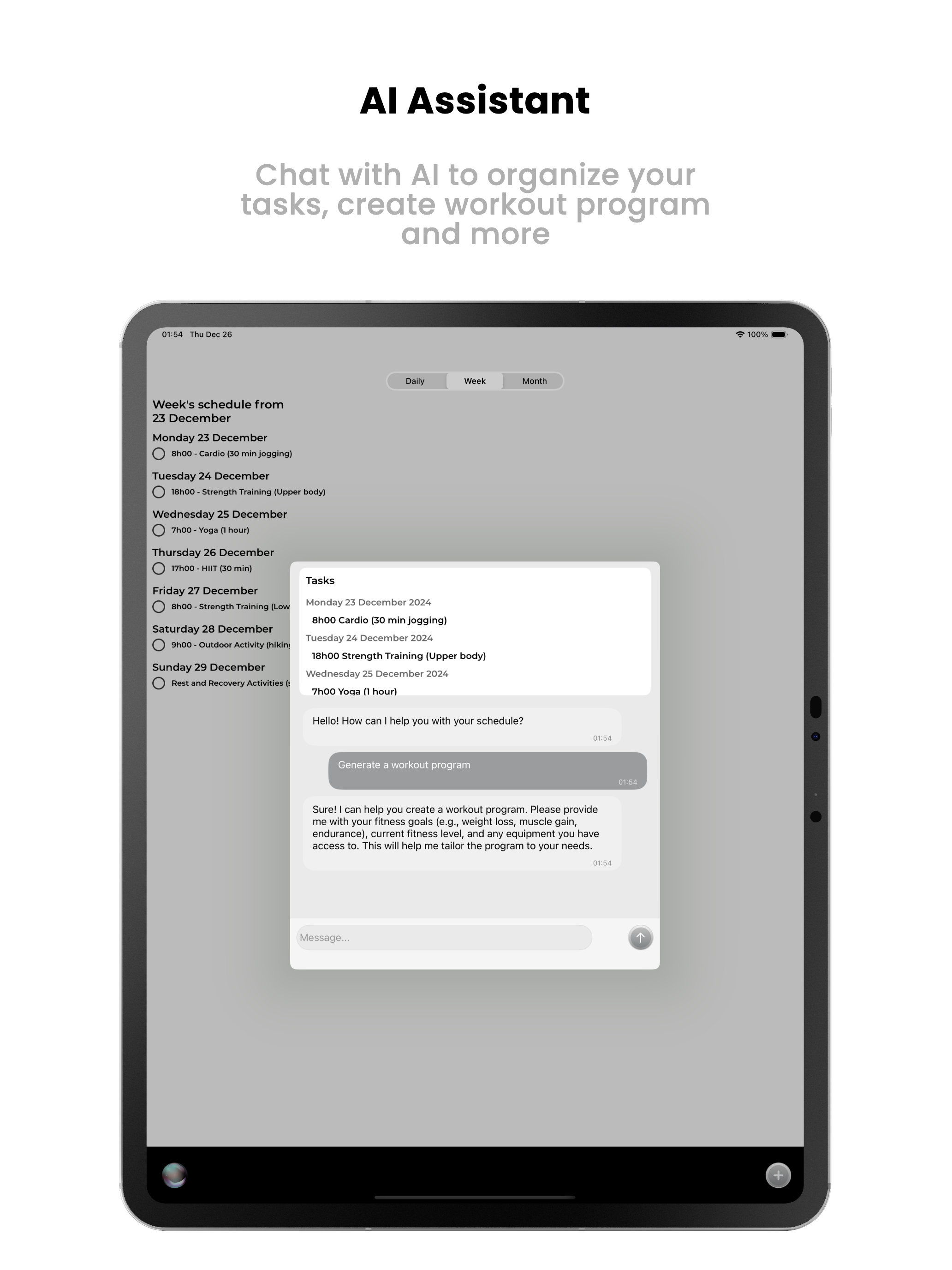 Todolist AI - Weekly Planner