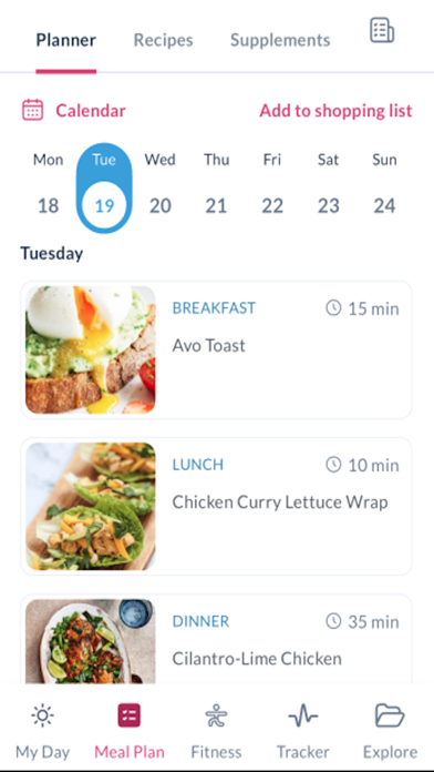 RH: Weight Loss and Fitness Screenshot