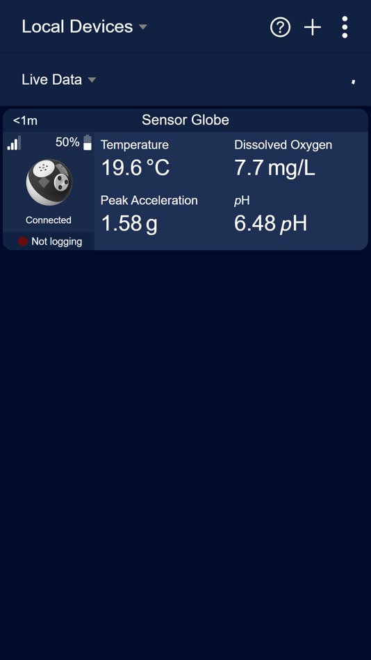 #1. Sensor Globe (iOS) 由: Aleksandr Stabenow