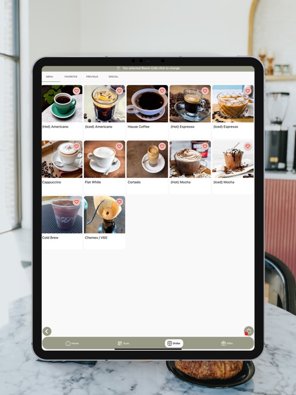 Bloom Cafe iPad screenshot 6 - Food & Drink app