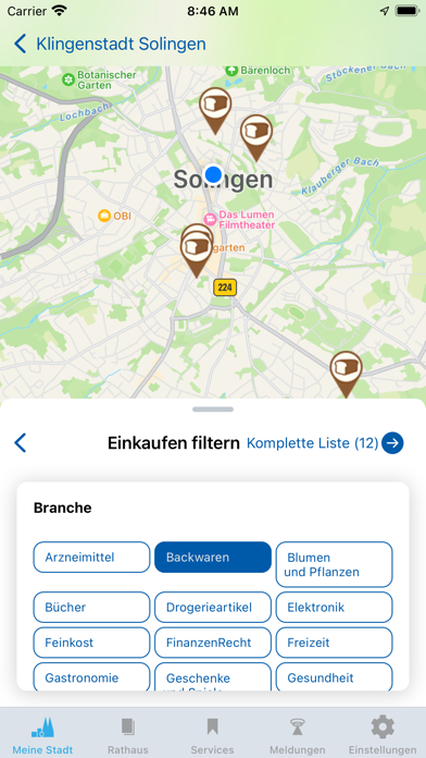 Die SolingenApp Screenshot