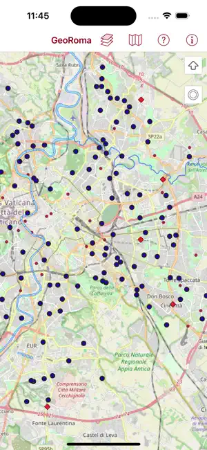 GeoRoma screenshot 1