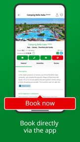 ACSI Campsites Europe screenshot