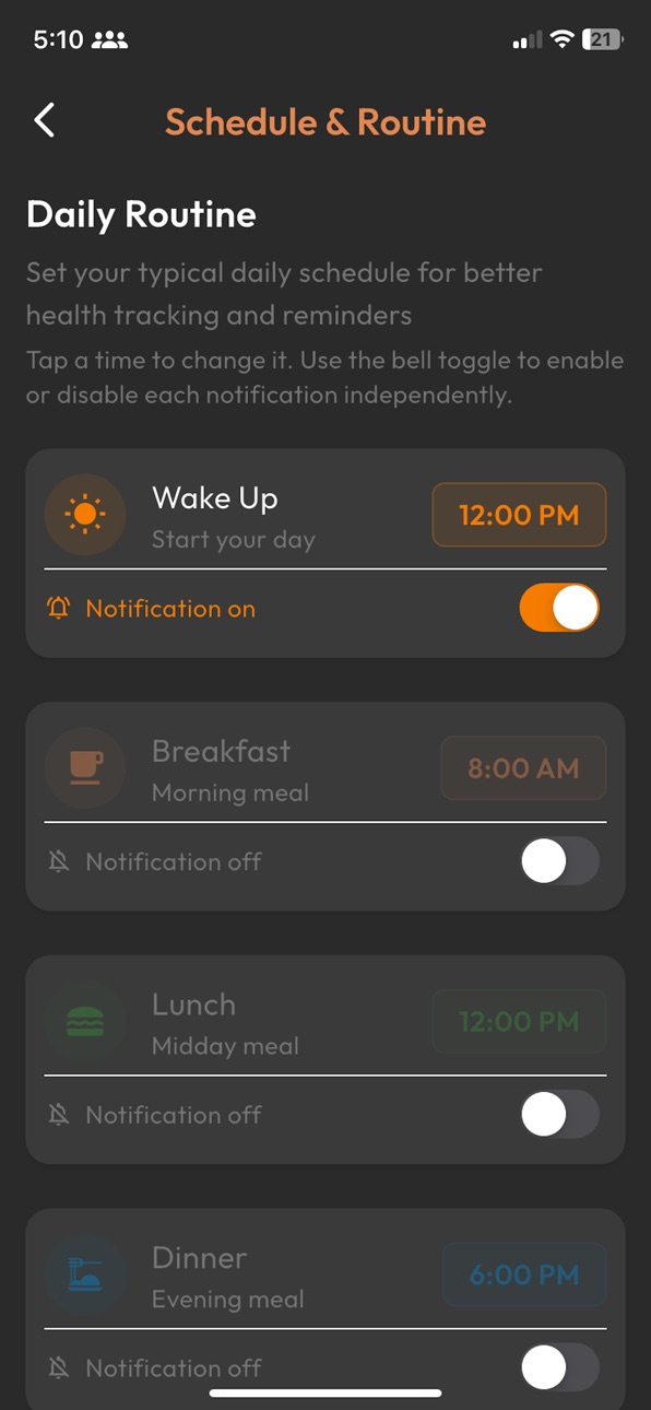 iPhone screenshot