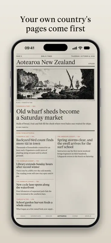 Biblio Times: RSS Newspaper screenshot 5 of 7