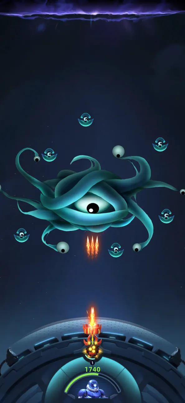 Space Outpost: Drone War Hack screenshot 1 - iOS game interface