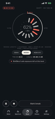 Decibel Meter Sonolab: dB SPL Screenshot 6 of 9