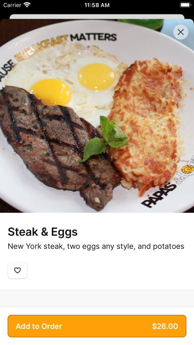 Papas & Eggs iPhone screenshot 3 - Food & Drink app