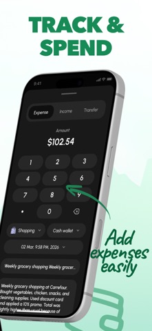 Finro Budget & Expense Tracker iPhone screenshot