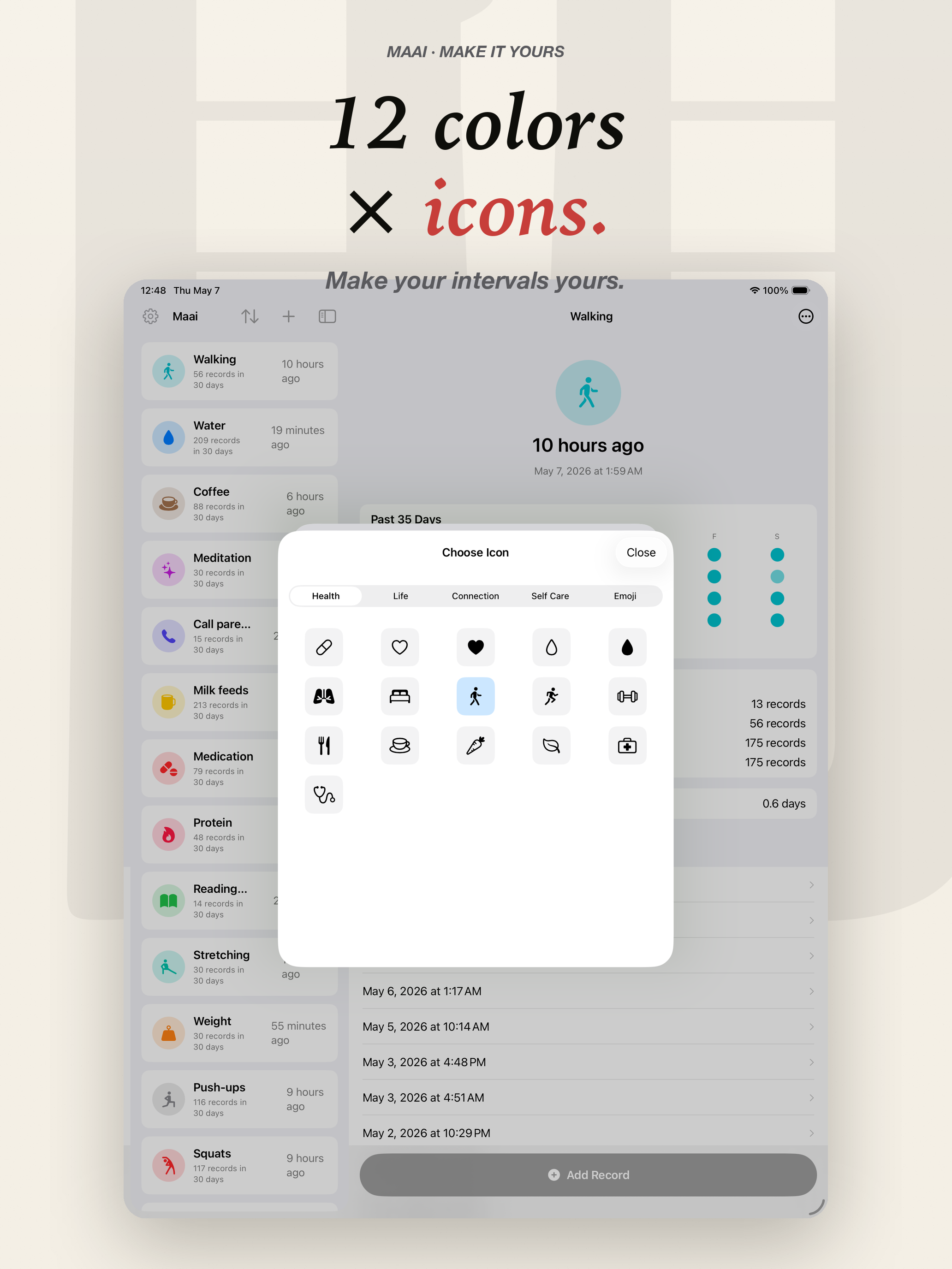 maai - Last-Time +1 Widget