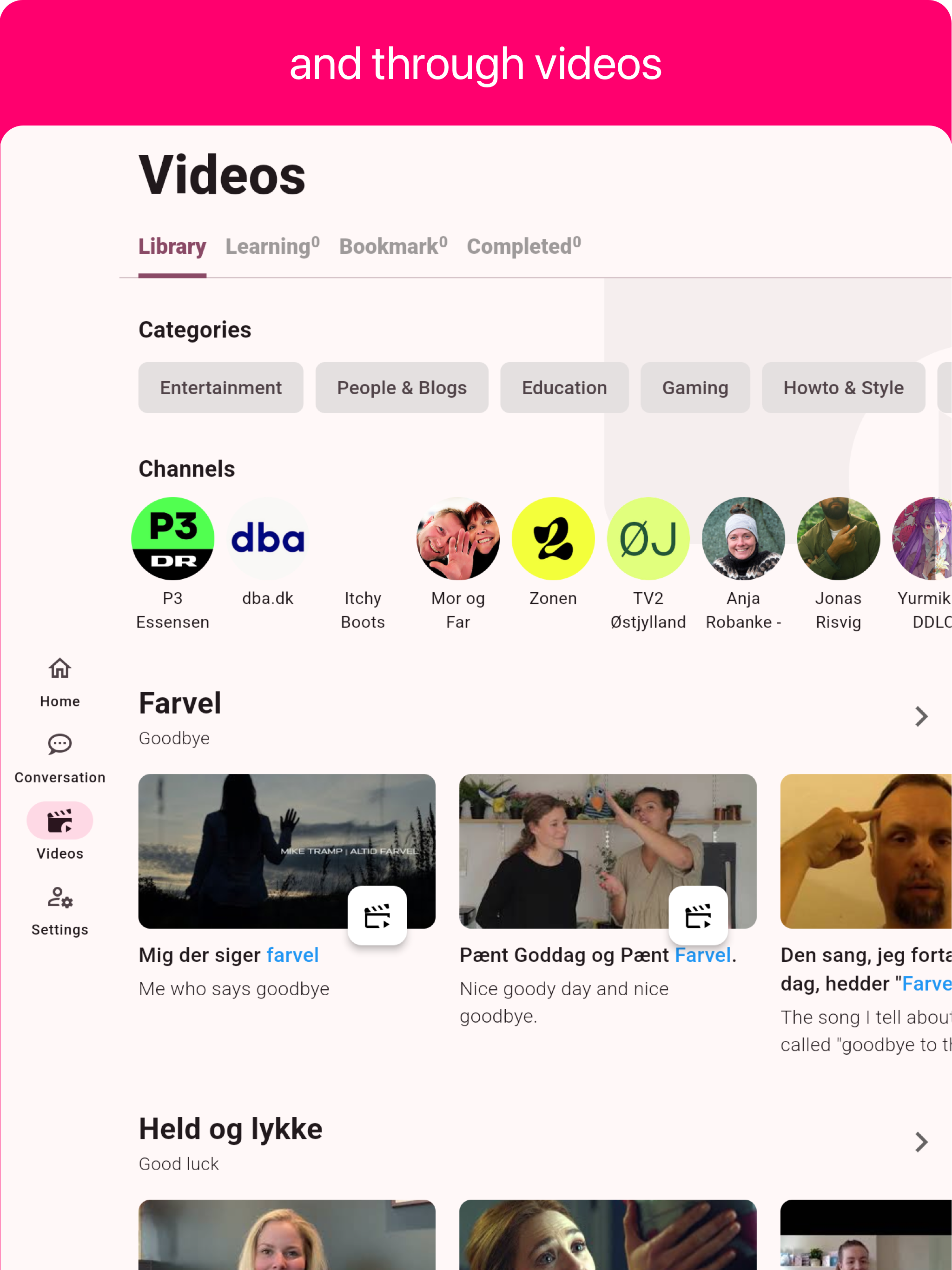 Danish - Listening Speaking screenshot 11