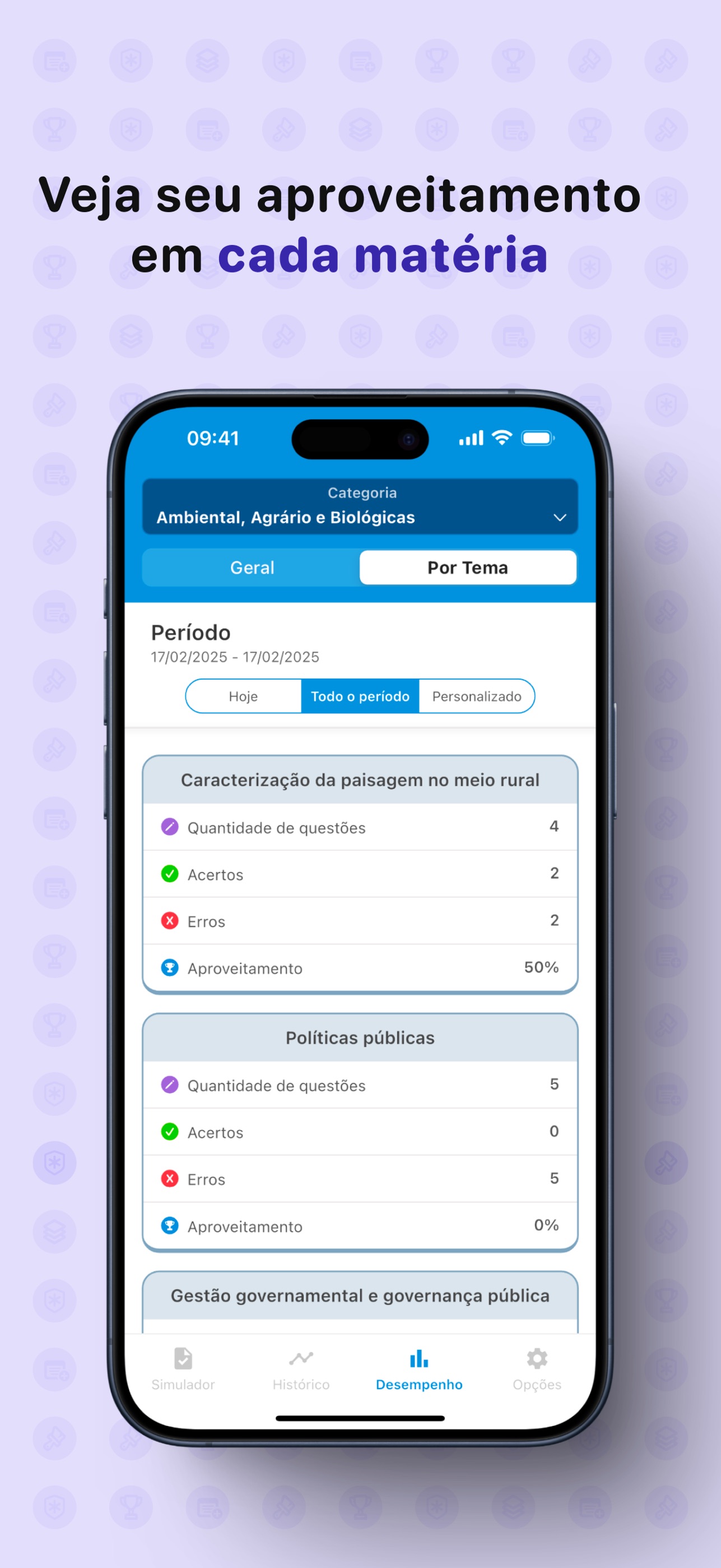 Screenshot 4 of CNU 2026: Concurso e Simulados