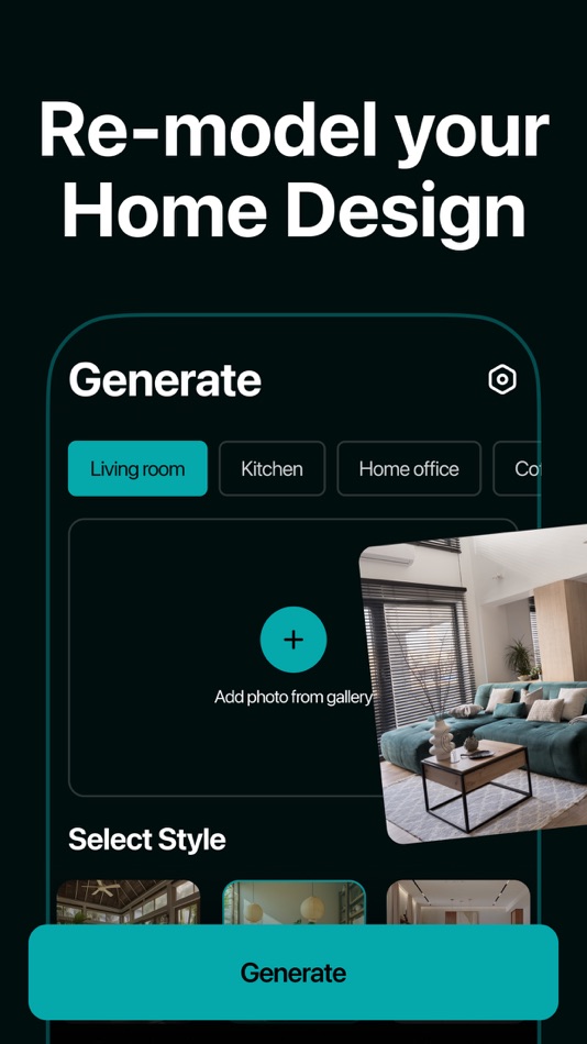#2. Remodel : AI Interior Design (iOS) Podle: Plus Apps Bilisim Teknolojileri Reklamcilik Limited Sirketi