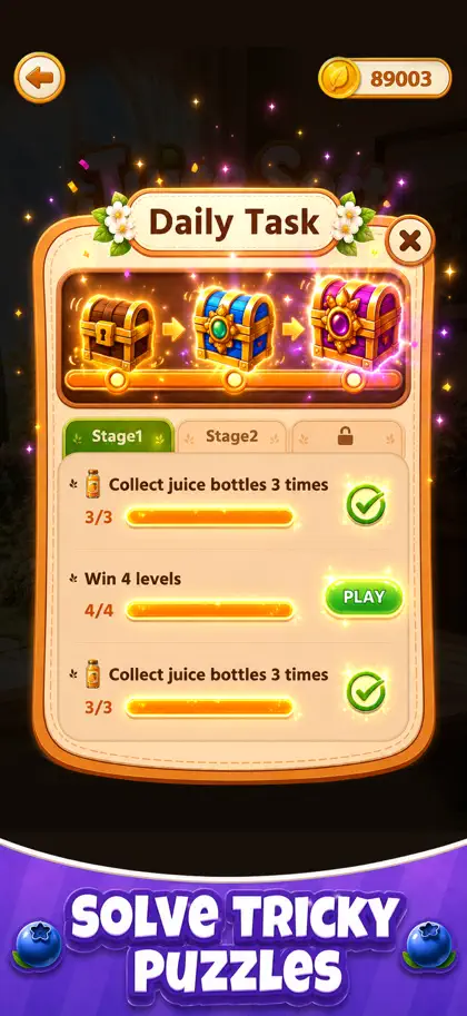 Captura de tela 5 de 5 de Juice Sort Garden - Color Jam