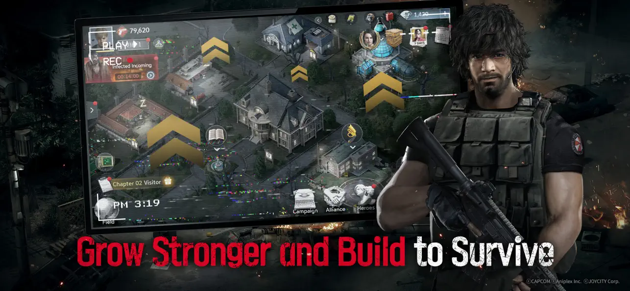 Resident Evil Survival Unit Hack screenshot 7 - game app interface