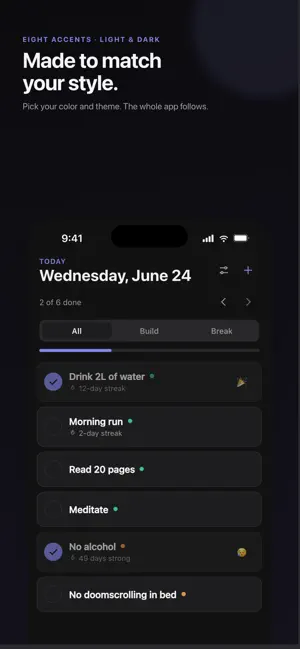 reHabits screenshot 4