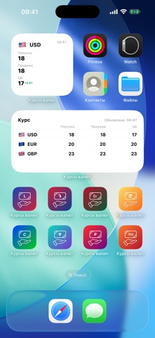 Курсы валют в Молдове screenshot