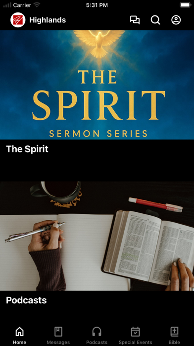 Screenshot 1 of Highlands Church Cumberlands App