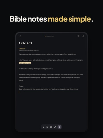 Bible Captions: Read Scripture iPad screenshot