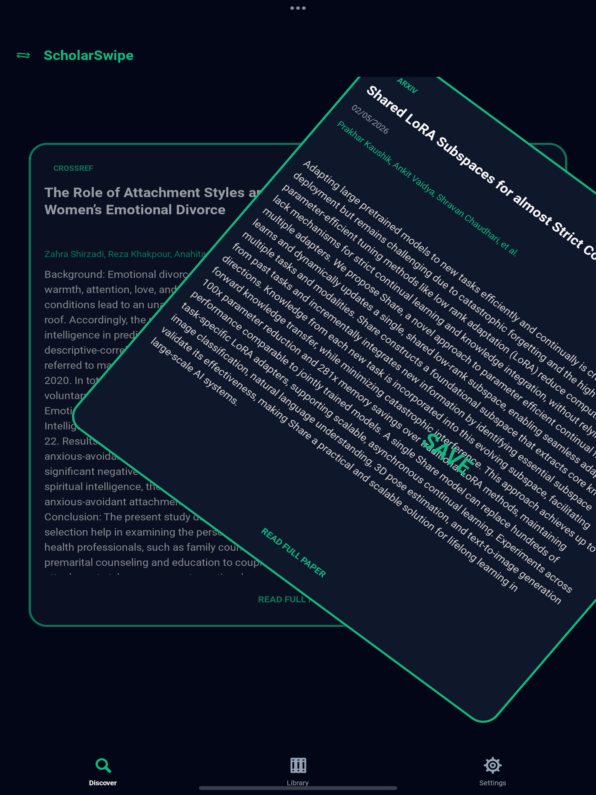 ScholarSwipe: Articles Fast screenshot 7
