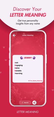 True Name Meaning iPhone screenshot