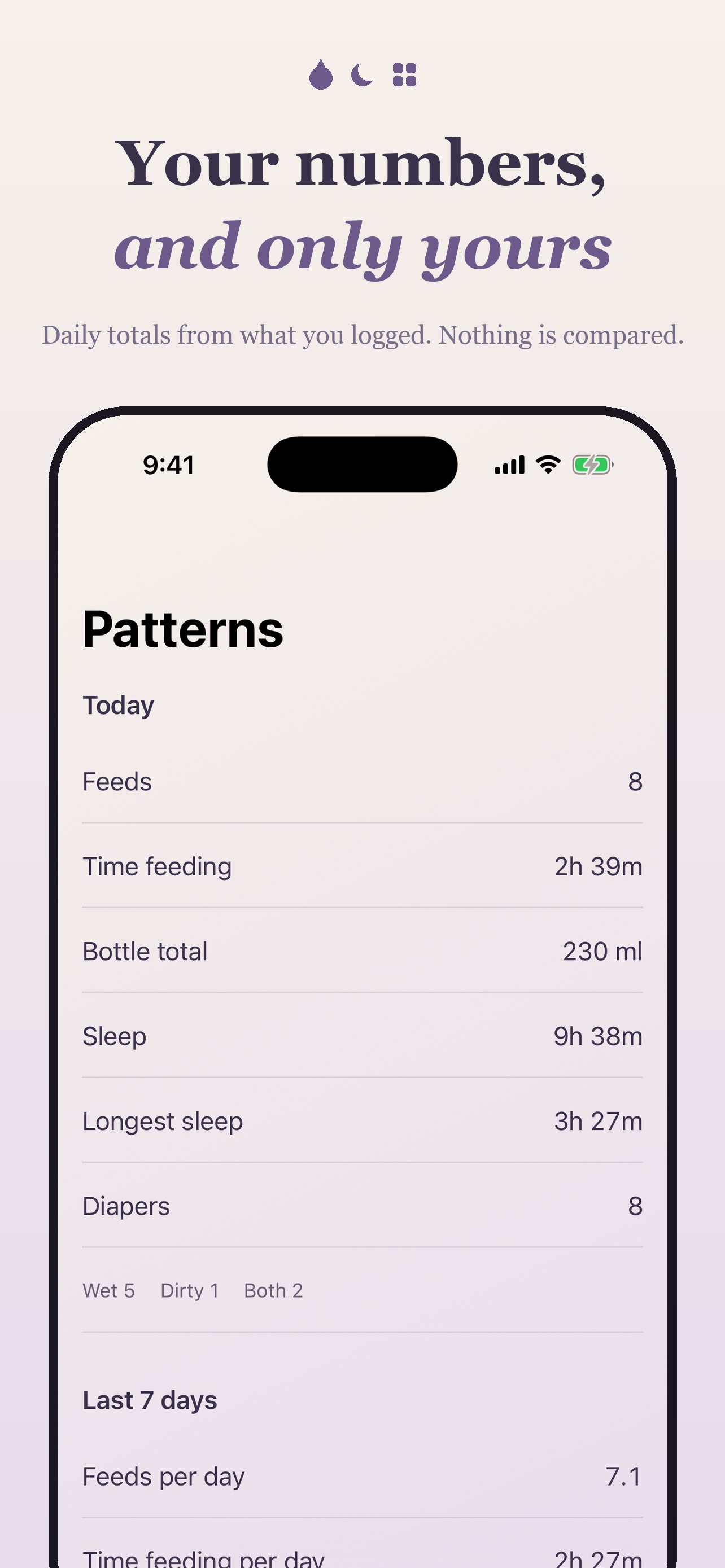 Screenshot 4 of Tiny Log — Baby Tracker