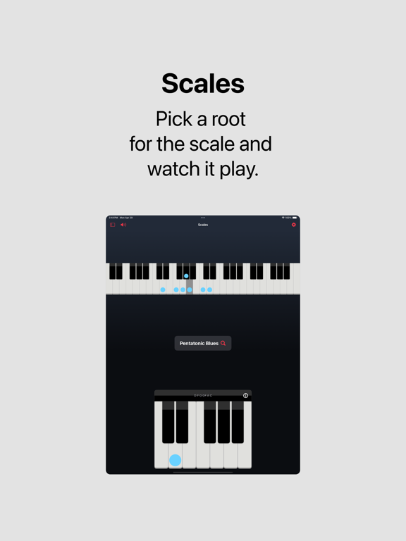 Screenshot #5 pour Nota - Chords & Scales Piano