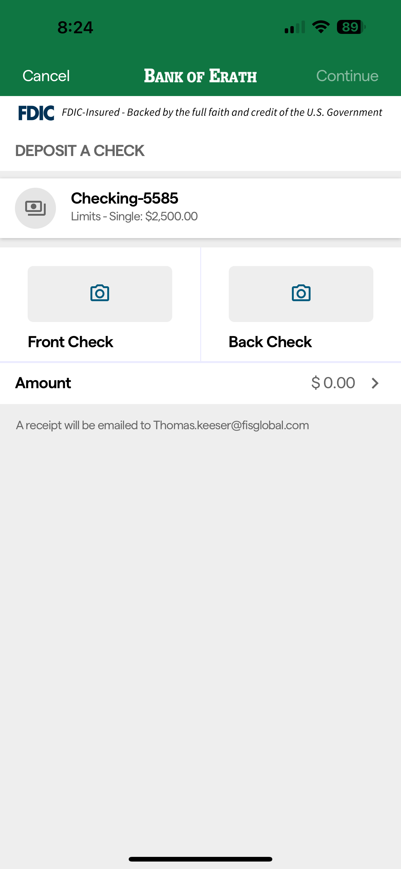 Bank of Erath screenshot 5