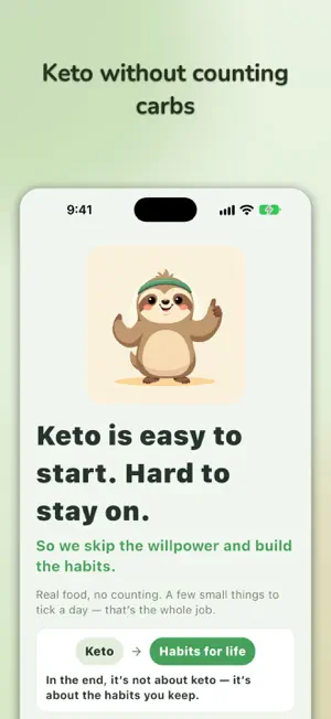 Keto Coach: Low-Carb Plan screenshot 1